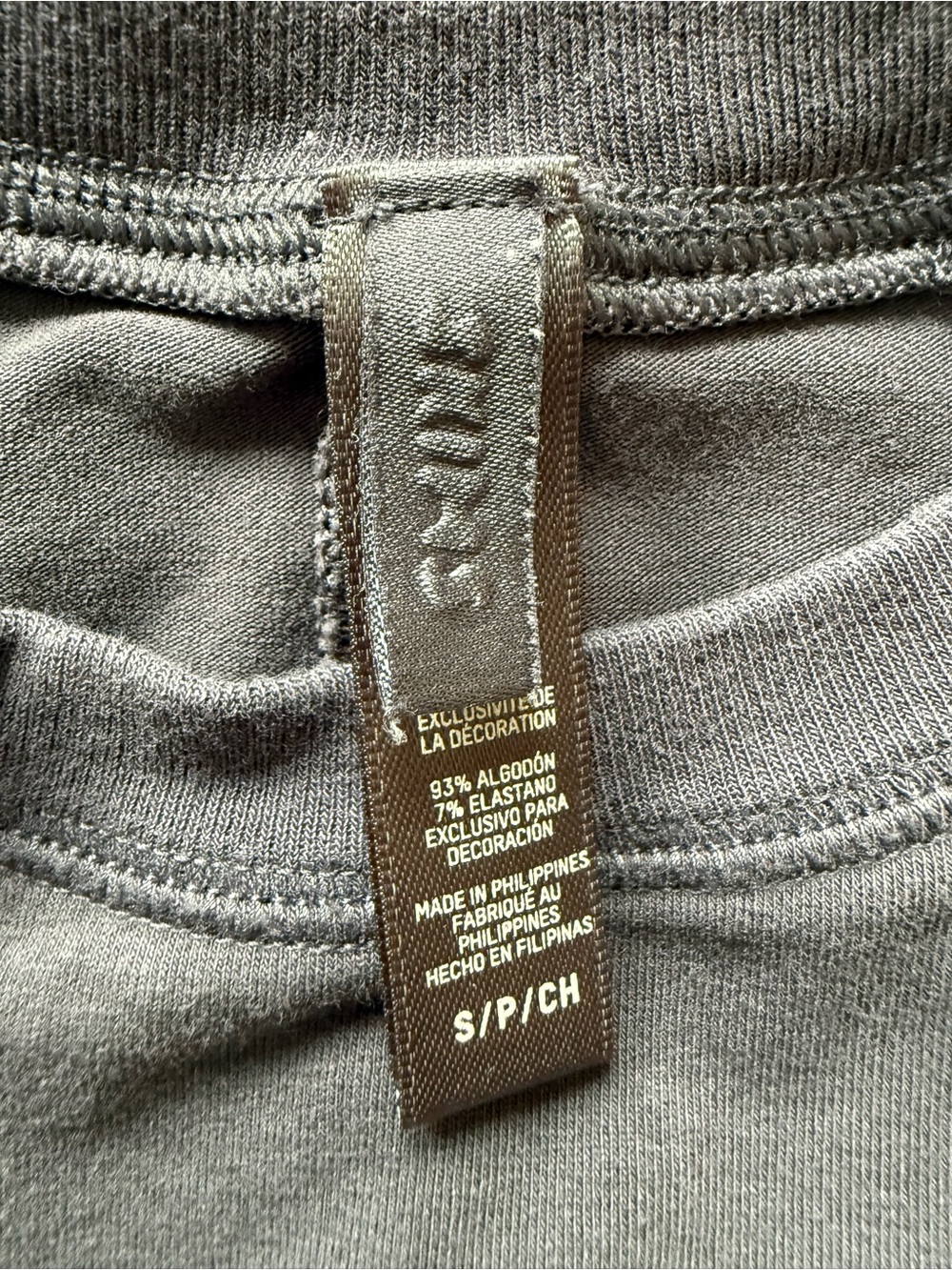 SKIMS Bodycon T-Shirt Dress in Charcoal
